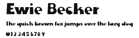 Ewie Becker Preview