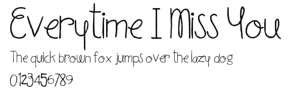 Everytime I Miss You Preview