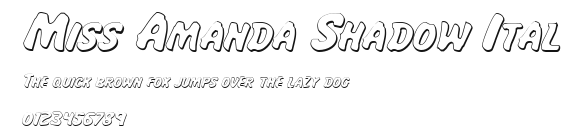 Miss Amanda Shadow Ital Preview