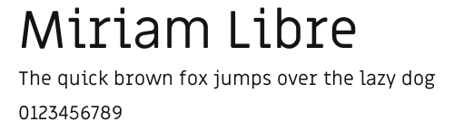 Miriam Libre Preview