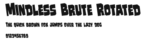 Mindless Brute Rotated Preview