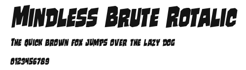 Mindless Brute Rotalic Preview