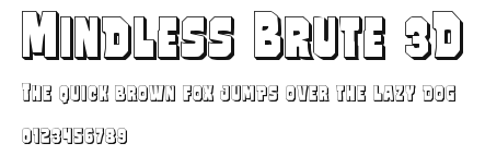 Mindless Brute 3D Preview