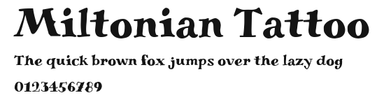 Miltonian Tattoo Preview