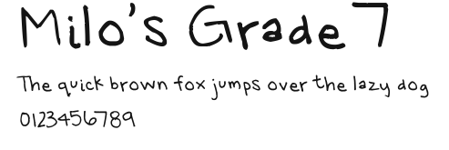 Milo's Grade 7 Preview