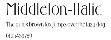 Middleton-Italic Preview