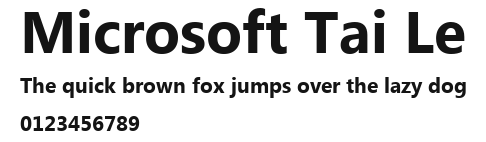 Microsoft Tai Le Preview