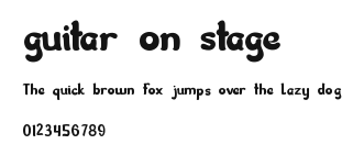 guitar on stage Preview