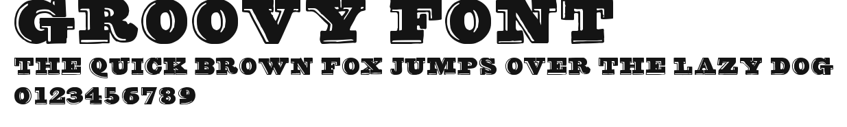 groovy font Preview