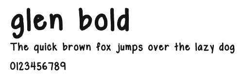 glen bold Preview