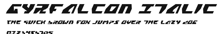 Gyrfalcon Italic Preview
