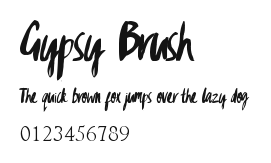 Gypsy Brush Preview