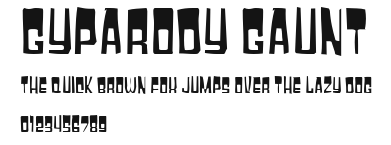Gyparody Gaunt Preview
