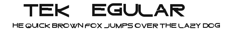 Gtek Regular Preview