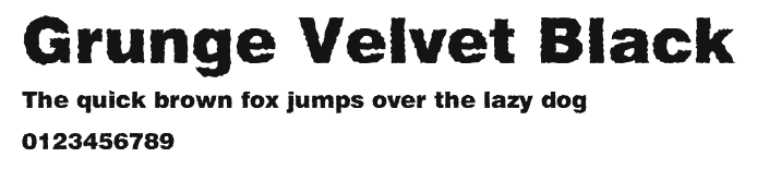 Grunge Velvet Black Preview
