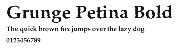 Grunge Petina Bold Preview