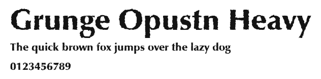 Grunge Opustn Heavy Preview