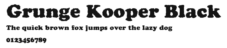 Grunge Kooper Black Preview