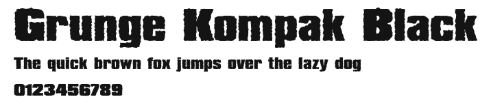 Grunge Kompak Black Preview
