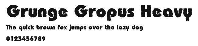 Grunge Gropus Heavy Preview