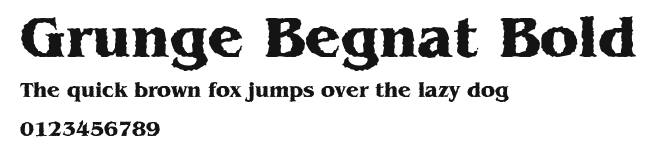 Grunge Begnat Bold Preview
