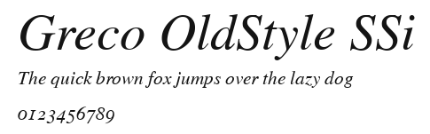 Greco OldStyle SSi Preview