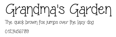 Grandma's Garden Preview