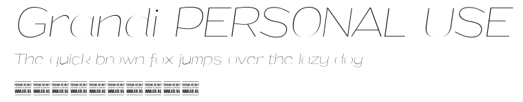 Grandi PERSONAL USE Preview