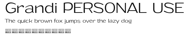 Grandi PERSONAL USE Preview