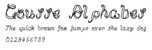 Goutte Alphabet Preview