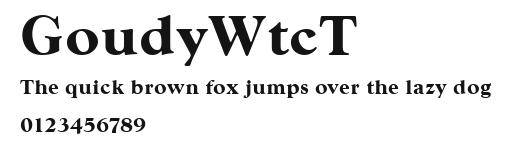 GoudyWtcT Preview