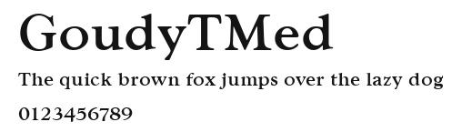GoudyTMed Preview