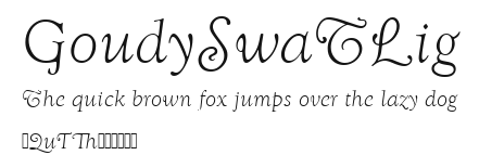 GoudySwaTLig Preview