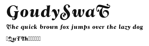 GoudySwaT Preview