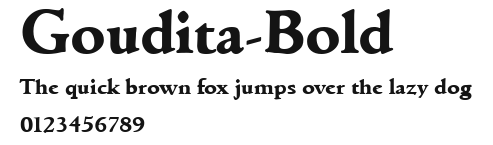 Goudita-Bold Preview