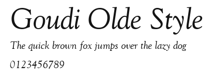 Goudi Olde Style Preview