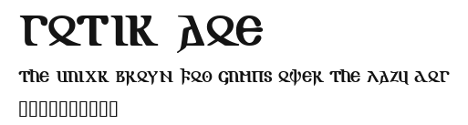 Gotik AOE Preview