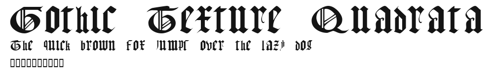 Gothic Texture Quadrata Preview