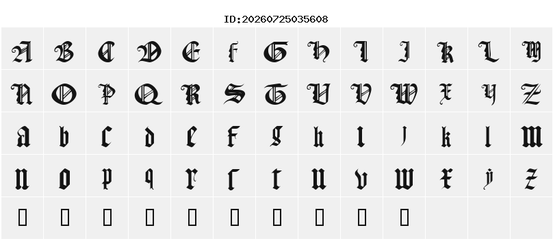 Character Map