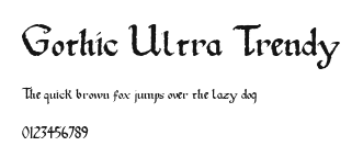 Gothic Ultra Trendy Preview