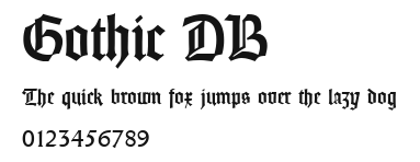 Gothic DB Preview