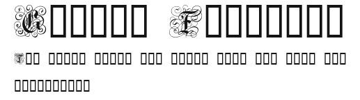 Gothic Flourish Preview