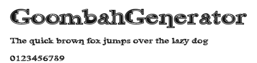 GoombahGenerator Preview