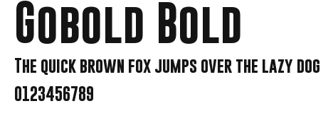 Gobold Bold Preview