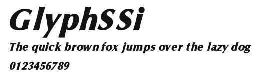 GlyphSSi Preview