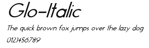 Glo-Italic Preview