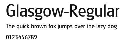Glasgow-Regular Preview
