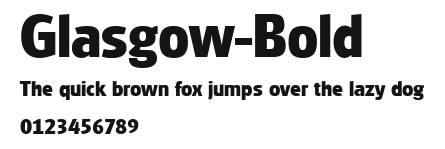 Glasgow-Bold Preview
