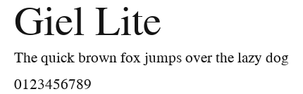 Giel Lite Preview