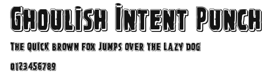 Ghoulish Intent Punch Preview